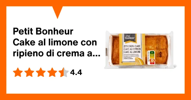 Immagine del prodotto Petit Bonheur Cake al limone con ripieno di crema al limone