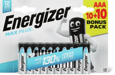 Immagine del prodotto Energizer Batterie Max Plus AAA/LR03 10+10
