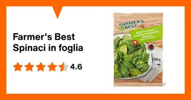 Image du produit Farmer's Best Spinaci in foglia