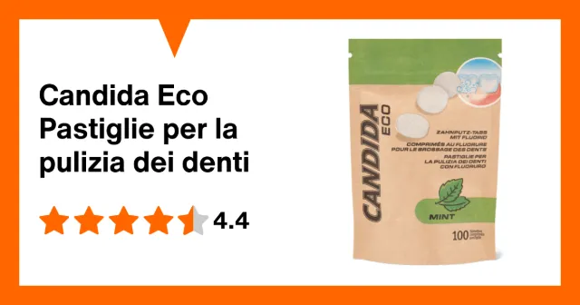 Image du produit Candida Eco Pastiglie per la pulizia dei denti