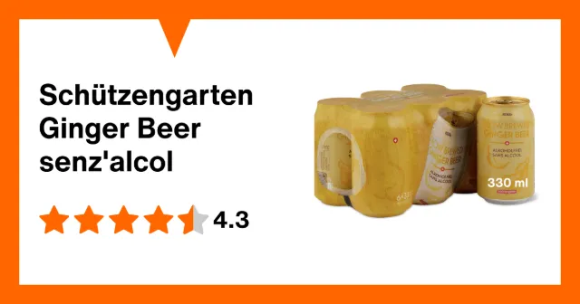 Immagine del prodotto Schützengarten Ginger Beer senz'alcol