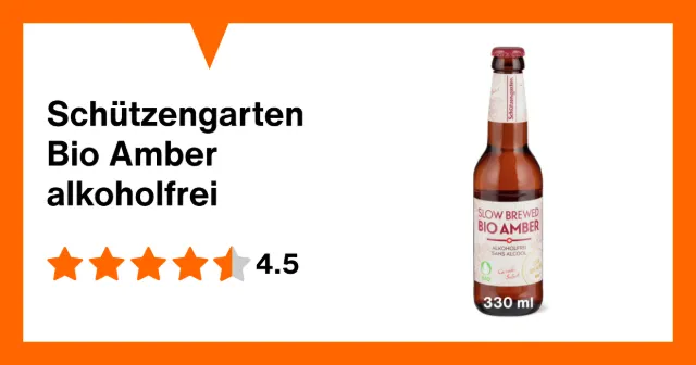 Immagine del prodotto Schützengarten Bio Amber alkoholfrei