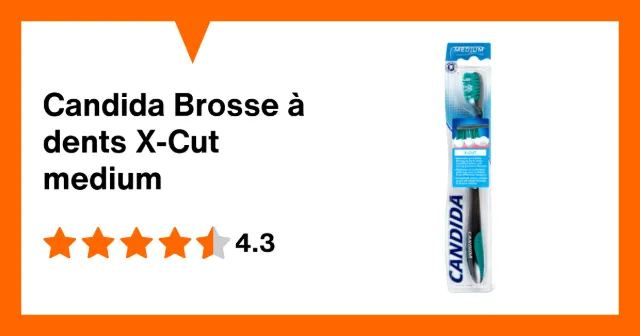 Image du produit Candida Brosse à dents X-Cut medium