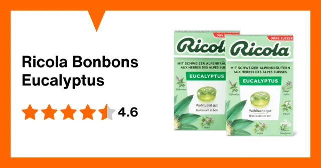 Image du produit Ricola Bonbons Eucalyptus