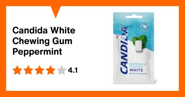 Produktbild zu Candida White Chewing Gum Peppermint