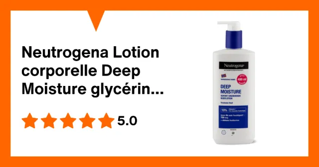 Image du produit Neutrogena Lotion corporelle Deep Moisture glycérine, pro-céramide