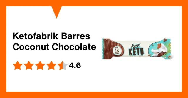 Image du produit Ketofabrik Barres Coconut Chocolate