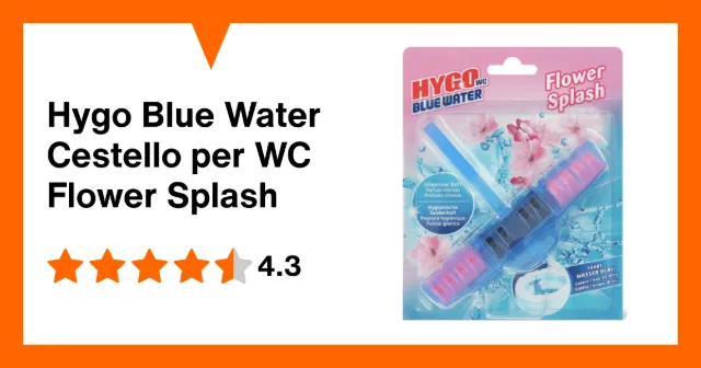 Produktbild zu Hygo Blue Water Cestello per WC Flower Splash