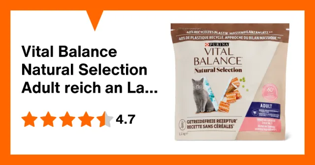 Produktbild zu Vital Balance Natural Selection Adult reich an Lachs