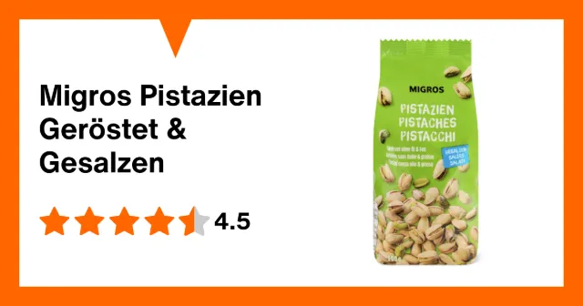 Immagine del prodotto Migros Pistacchi tostati & salati