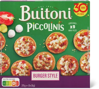 Image du produit Buitoni Piccolinis Pizze mini Burger Style