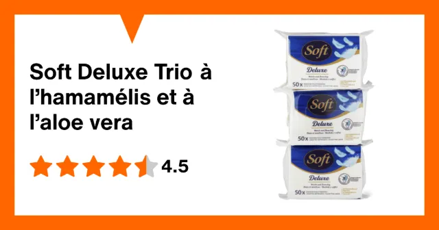 Immagine del prodotto Soft Deluxe Trio à l’hamamélis et à l’aloe vera