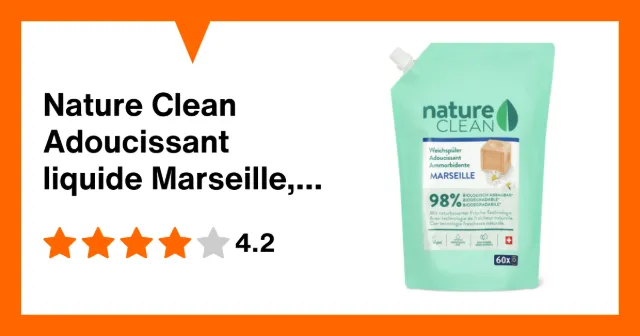 Immagine del prodotto Nature Clean Adoucissant liquide Marseille, refill