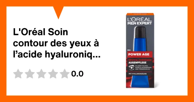 Image du produit L'Oréal Soin contour des yeux à l’acide hyaluronique