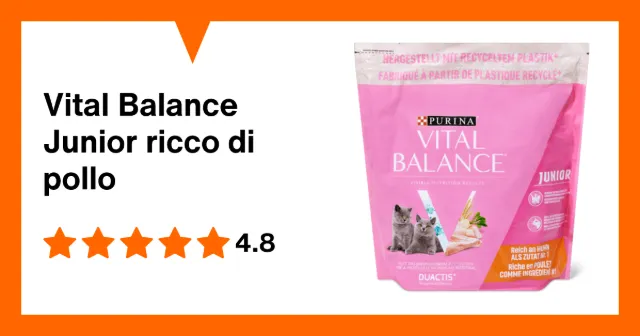 Produktbild zu Vital Balance Junior ricco di pollo