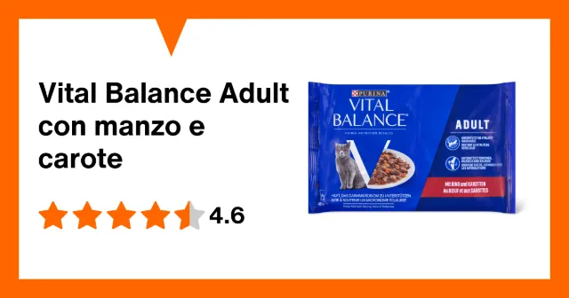 Produktbild zu Vital Balance Adult con manzo e carote