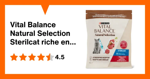 Produktbild zu Vital Balance Natural Selection Sterilcat riche en bœuf