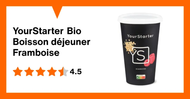 Produktbild zu YourStarter Bio Boisson déjeuner Framboise