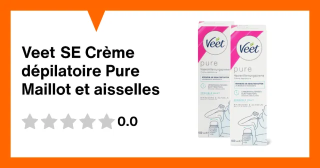 Produktbild zu Veet SE Crème dépilatoire Pure Maillot et aisselles