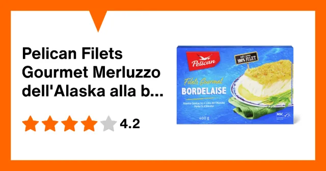 Produktbild zu Pelican Filets Gourmet Merluzzo dell'Alaska alla bordolese