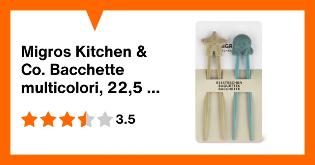 Immagine del prodotto Migros Kitchen & Co. Bacchette multicolori, 22,5 cm