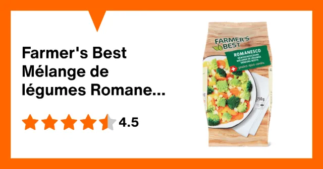 Image du produit Farmer's Best Mélange de légumes Romanesco épicé