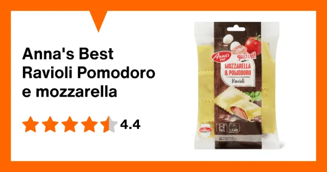 Image du produit Anna's Best Ravioli Pomodoro e mozzarella