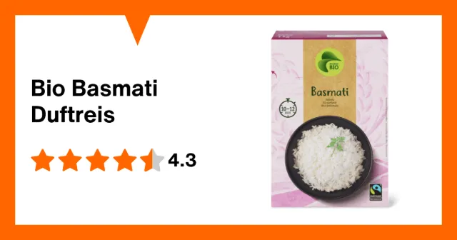 Produktbild zu Bio Basmati Duftreis