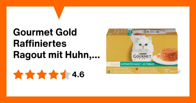 Image du produit Gourmet Gold Raffiniertes Ragout mit Huhn, Lamm, Rind und Truthahn