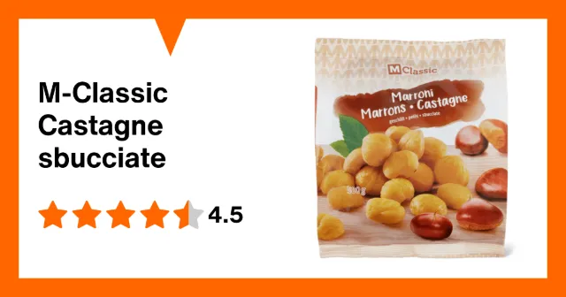 Image du produit M-Classic Castagne sbucciate