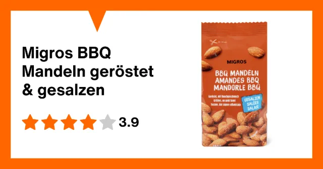 Image du produit Migros BBQ Mandeln geröstet & gesalzen