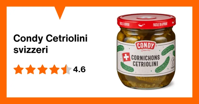 Produktbild zu Condy Cetriolini svizzeri