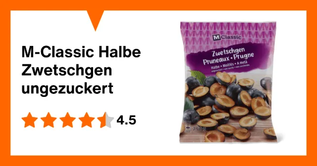 Image du produit M-Classic Halbe Zwetschgen ungezuckert
