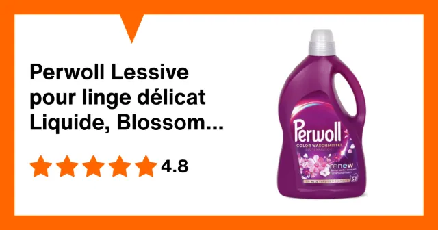 Image du produit Perwoll Lessive pour linge délicat Liquide, Blossom, 52 lavages