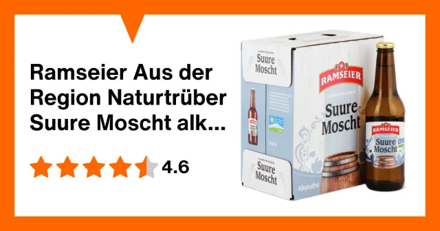 Image du produit Ramseier Aus der Region Naturtrüber Suure Moscht alkoholfrei