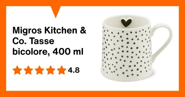 Immagine del prodotto Migros Kitchen & Co. Tasse bicolore, 400 ml