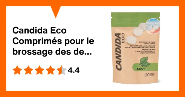 Image du produit Candida Eco Comprimés pour le brossage des dents