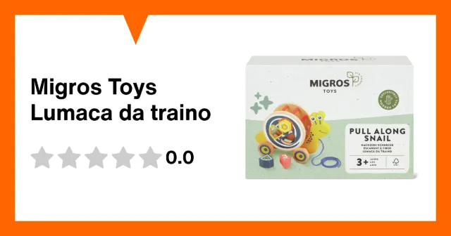Produktbild zu Migros Toys Lumaca da traino