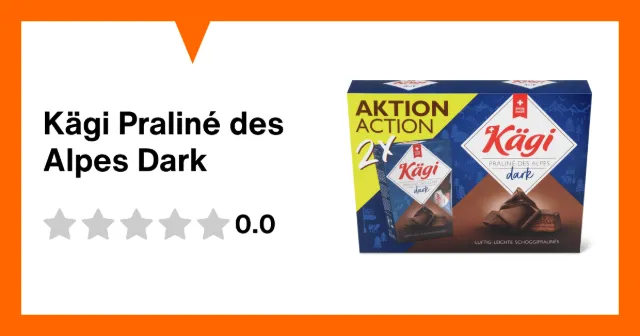 Image du produit Kägi Praliné des Alpes Dark