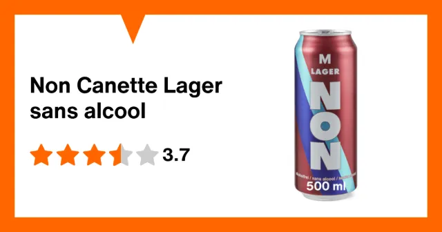 Image du produit Non Canette Lager sans alcool