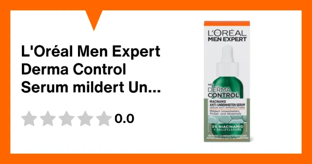 Immagine del prodotto L'Oréal Men Expert Derma Control Serum mildert Unreinheiten