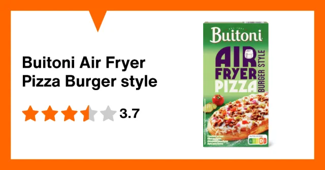 Image du produit Buitoni Air Fryer Pizza Burger style