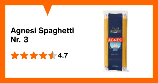 Image du produit Agnesi Spaghetti Nr. 3
