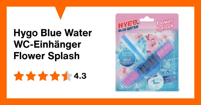 Produktbild zu Hygo Blue Water WC-Einhänger Flower Splash