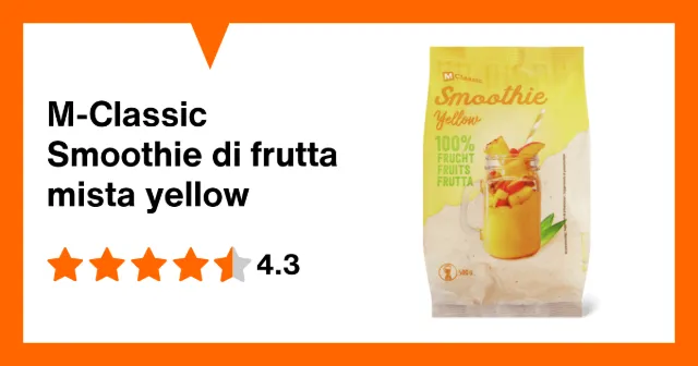 Image du produit M-Classic Smoothie di frutta mista yellow