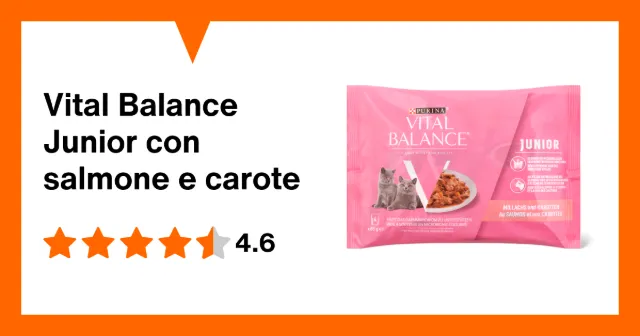 Produktbild zu Vital Balance Junior con salmone e carote