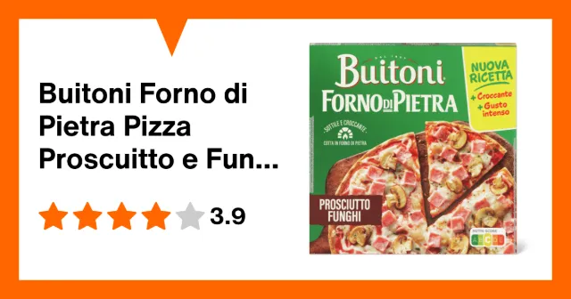 Image du produit Buitoni Forno di Pietra Pizza Proscuitto e Funghi