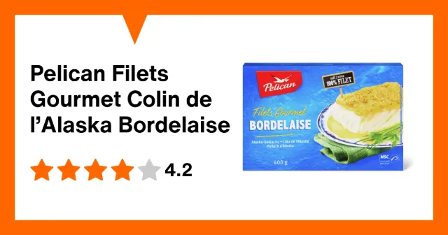 Produktbild zu Pelican Filets Gourmet Colin de l’Alaska Bordelaise