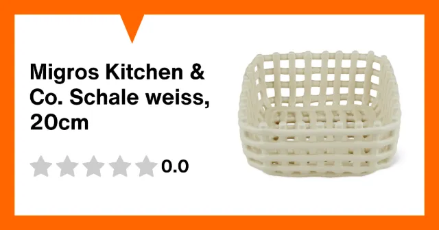Image du produit Migros Kitchen & Co. Schale weiss, 20cm