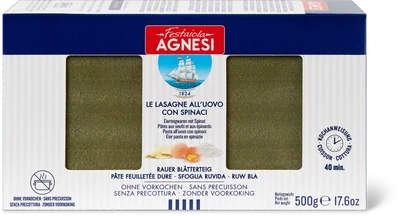 Immagine del prodotto Agnesi Lasagne con spinaci